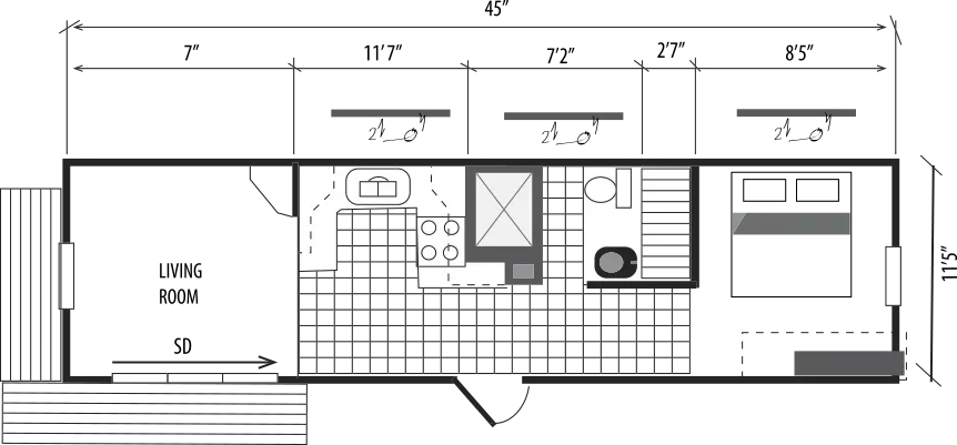 Apartment First floor plan - kaiyun
